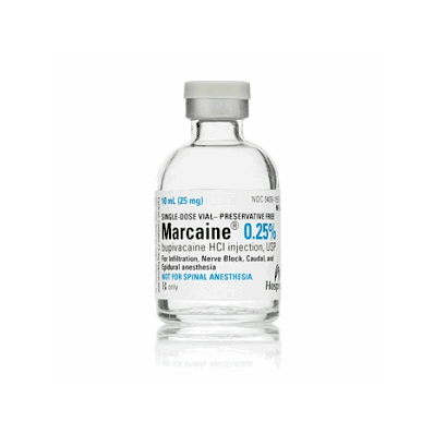 Mbo-marcaine 0.25% Sdv 10x10ml -Medline