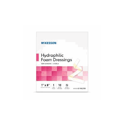 Mckesson Foam 1 X 8 Inch - Dressing, Foam N/A