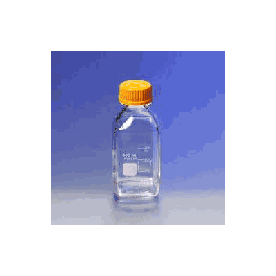 Media / Solution Bottle Square Pyrex 250 Ml -