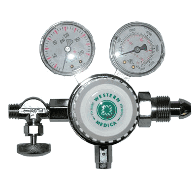 Medical Air Regulator, CGA 580 Nut and Nipple