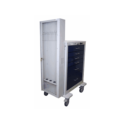 Medical Cart Accessories - Cabinet, Scope, 4