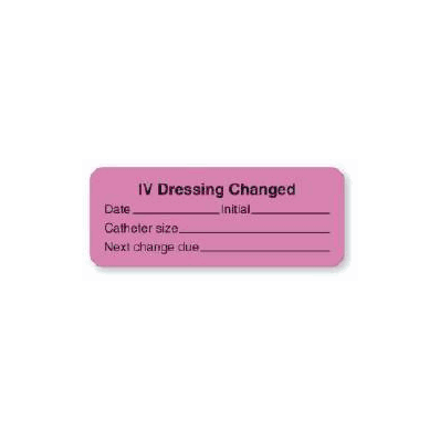 Medical Label Iv Site Care Label Iv Dressing