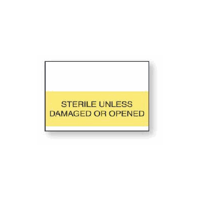 Medical Label Sterile Unless Damaged Or Opene