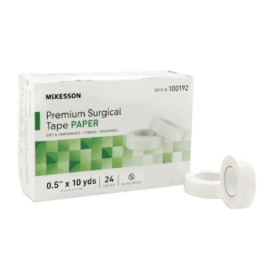 Medical Tape, 0.5" X 10 Yards Water Resistant