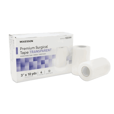 Medical Tape, 3" x 10 yards, Water Resistant