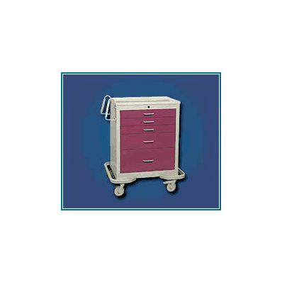Medication Cart 33-1/2 X 25 X 39-3/4 Inch 5 D