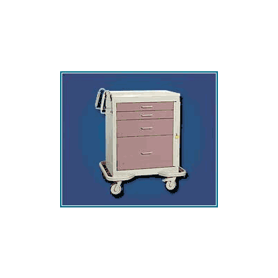 Medication Cart 33-1/2 X 25 X 46-1/4 Inch 4 D