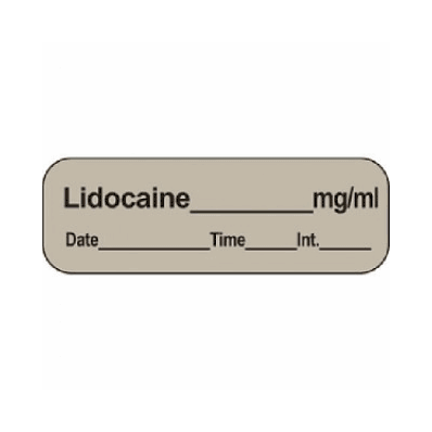 Medication Tape, 0.5", Lidocaine