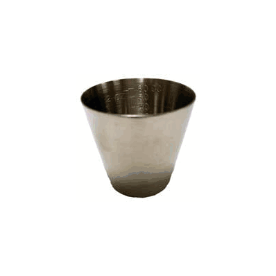 Medicine Cup 2 Oz. Silver Stainless Steel - C