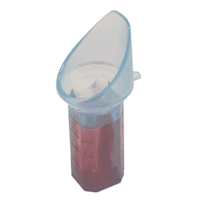 Medicine Spoon, Mini Dose, Blue/Clear, 5 mL
