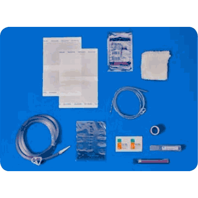 Medium Gauze Flat, Drain Kit