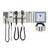 Medline 3653-LEX2-SABXU Diagnostic System, with LED EliteVue Otoscope, Xenon L2 Ophthalmoscope, Specula Dispenser, Oral Thermometer and Manual Aneroid, Wall Mount, sold as Each<br><br><font color="red"><b>BACK TO THE PRODUCT TABLE, <a href="https://www.aaawholesalecompany.com/medline-exam---diagnostic-ophthalmoscopes-sets-medline-diagnostic-wall-board-systems.html">CLICK HERE</a></b></font>