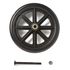 Medline WCA808945 (NON RETURNABLE) Wheelchair Rear Wheels, 8" Rear Wheel with Bearing and Axle for Transport Chair, sold as Each <br><br><font color="red"><b>BACK TO THE PRODUCT TABLE, <a href="https://www.aaawholesalecompany.com/medline-durable-medical-equipment--dme--wheelchairs-parts---accessories-wheelchair-bearings.html">CLICK HERE</a></b></font>