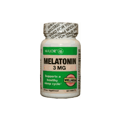 Melatonin Supplement 3 Mg Tablet 60 Per Bottl