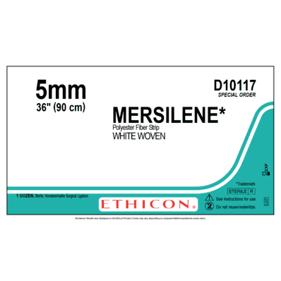 Mersilene D10117 Sutures Without Needle Size 5mm
