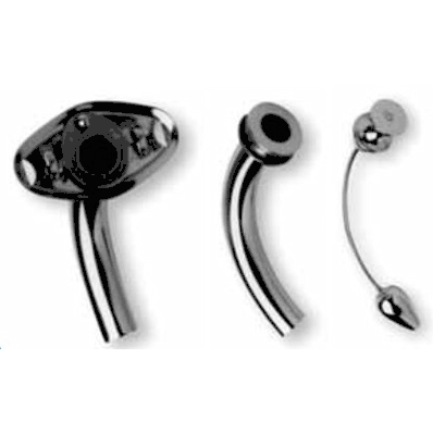 Metal Jackson IMPROVED Tracheostomy Tube, Size 8 with 15 mm Adapter for Positive Pressure and Anesthesia Units