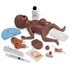 Micro-Preemie Simulator Nasco, LifeForm   Dark Skin LF01281<br><br><font color="red"><b>BACK TO THE PRODUCT TABLE, <a href="https://www.aaawholesalecompany.com/nurse-s-station-and-office-supplies-educational-and-reference-materials-life-form-micro-preemie-simu.html">CLICK HERE</a></b></font>