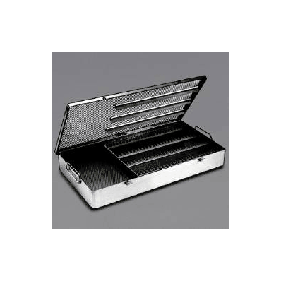 Micro Sterilizing Tray Stainless Steel 1-1/4