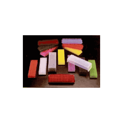 Microcentrifuge Tube Rack 80 Place Red 9 X 2-