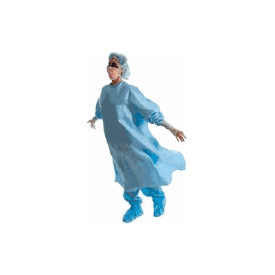 MicroCool #92357 Breathable Surgical Gown with Towel, 2X-Large