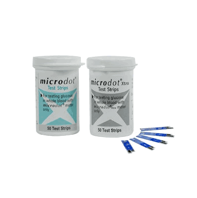 Microdot Blood Glucose Test Strip Code 69, 7500/cs, #169-50