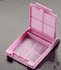 Micromesh Biopsy Cassette, <b>Color: Fluorescent Pink</b>, 6mm High with 27mm Compartment, Square with Integral Lid, High Density Polymer (1000/Cs) by Simport Scientific<br> <br><font color="red">BACK TO THE PRODUCT TABLE, <a href="http://www.aaawholesalecompany.com/fisher-scientific-clinical-laboratory-accessories-micromesh-biopsy-cassettes-by-simport.html">CLICK HERE</a></font>