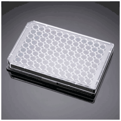 Microplate with Lid, 25 to 340ul 96-Well Imaging