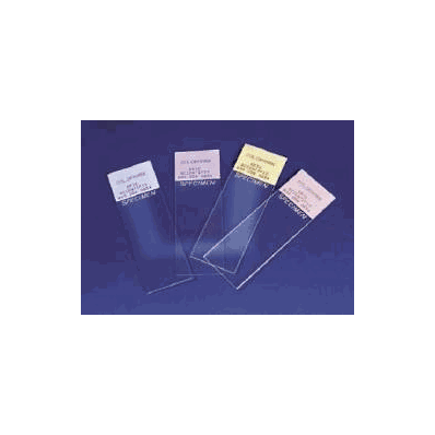 Microscope Slide Colormark Plus White Front