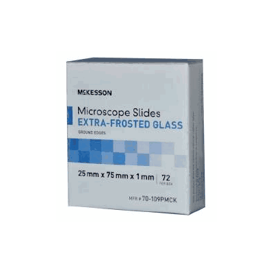 Microscope Slide Mckesson 25 X 75 X 1 Mm Extr