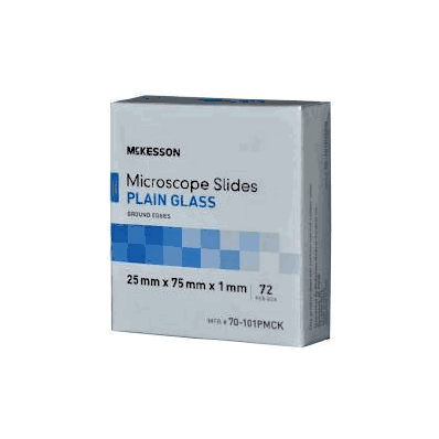 Microscope Slide Mckesson 25 X 75 X 1 Mm Plai