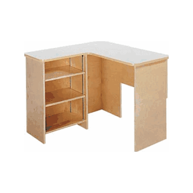Midland L-shaped Work Table - Table, Hand The