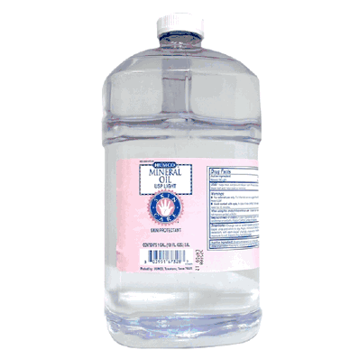 Mineral Oil, 1 Gallon Light Liquid Bottle