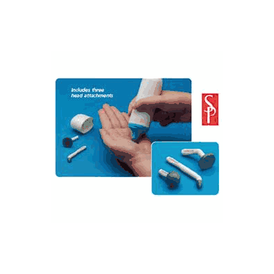 Mini Massager, 3 Removable Heads, Includes Battery
