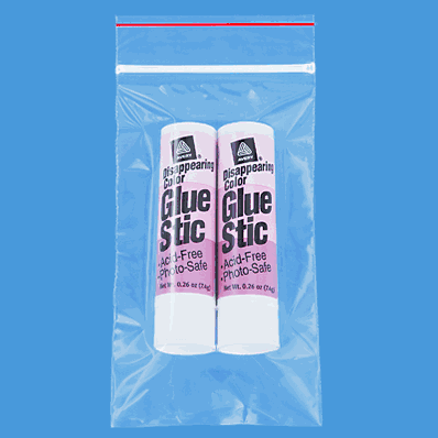 Minigrip Reclosable Bags, 3 x 5", 2 Mil, Zi