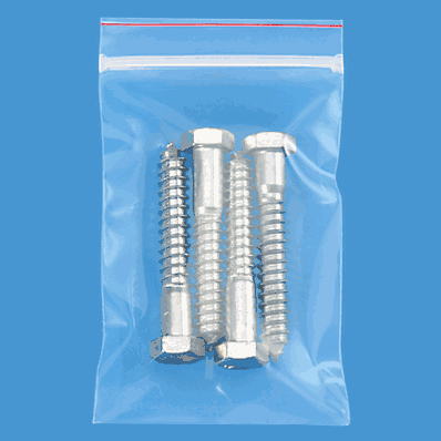 Minigrip Reclosable Bags, 4 x 6", 6 Mil, Zi