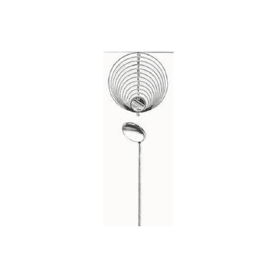 Mirror, Laryngeal W/Handle Sz1 12mm - - Br S