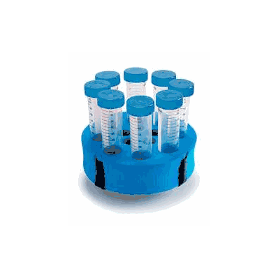 Mixer Tube Holder 8 Place 20 Mm - 25 Mm Blue
