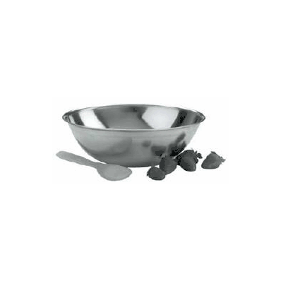 Mixing Bowl Silver Reusable Stainless Steel -