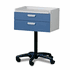 Mobile Treatment Cabinet, color Gray / Aztec Blue, 17" X 22" X 33", 2 Drawers without Lock, 5 Swivel Caster, Nylon, sold as Each by Clinton Industries 8920-0GR-2AB <br><br><font color="red"><b>BACK TO THE PRODUCT TABLE, <a href="https://www.aaawholesalecompany.com/furnishings-medical-and-utility-carts-mobile-treatment-cabinets-by-clinton-industries.html">CLICK HERE</a></b></font>