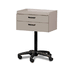 Mobile Treatment Cabinet, color Gray (Top), Slate Gray (Frame), Slate Gray (Door and Drawer), Slate (Door and Drawer Pulls), 17" X 22" X 33", 2 Drawers with 1 Shelf Euro Style, sold as Each by Clinton Industries 8920-0GR-1SG-2SG-5SG <br><br><font color="red"><b>BACK TO THE PRODUCT TABLE, <a href="https://www.aaawholesalecompany.com/furnishings-medical-and-utility-carts-mobile-treatment-cabinets-by-clinton-industries.html">CLICK HERE</a></b></font>