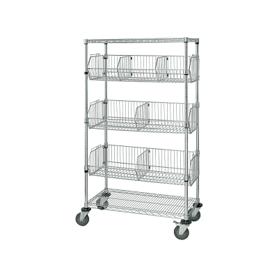 Mobile Wire Basket Units - Rack, Unit, Wire B