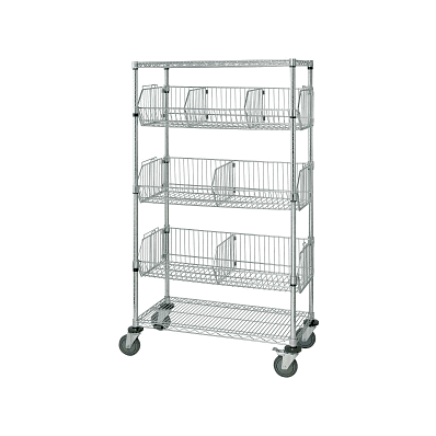 Mobile Wire Basket Units - Rack, Unit, Wire B