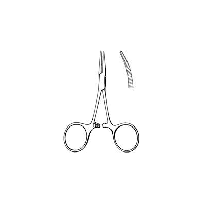 Mosquito Forceps Hartman Scissor Type Curved