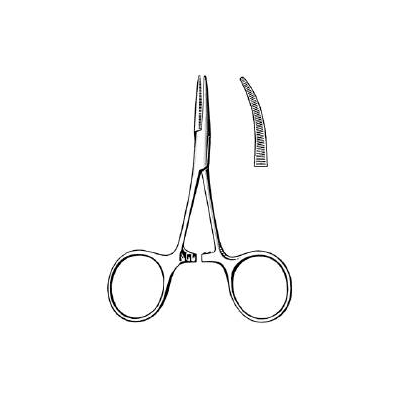 Mosquito Forceps Hartman Scissor Type Curved