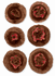 Moulage, Single Gunshot Exit Wound in silicone rubber, color: dark skin, sold as 6/set by MST brand Nasco SB50193D<br><br><font color="red"><b>BACK TO THE PRODUCT TABLE, <a href="https://www.aaawholesalecompany.com/nasco-nursing---medical-simulation-wound-kit.html">CLICK HERE</a></b></font>