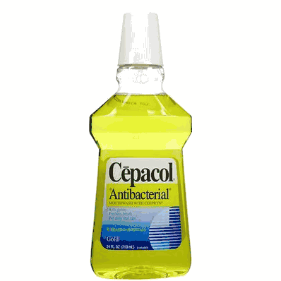 Mouthwash, 24 oz. Cinnamon / Eucalyptol / Mint Flavor