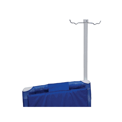 MRI IV Pole, 48" with 2 Hooks, PVC