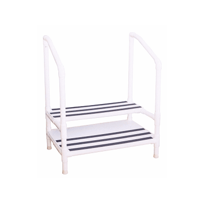 Mri Step Stools With Handrail - Stool, Doub