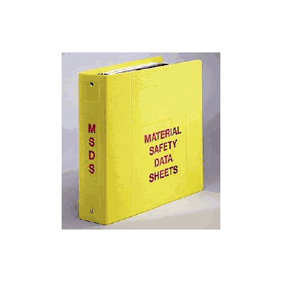 Msds Binder 3 Rings - Manual, Msds 3ring 4" B