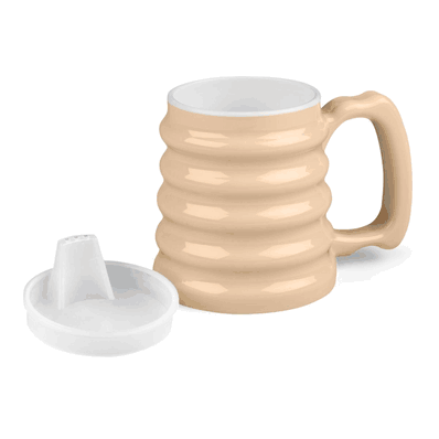 Mug, Hand-to-hand, W/Lid